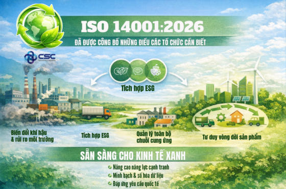 Tiêu chuẩn ISO 14001:2026 Đã được cập nhật